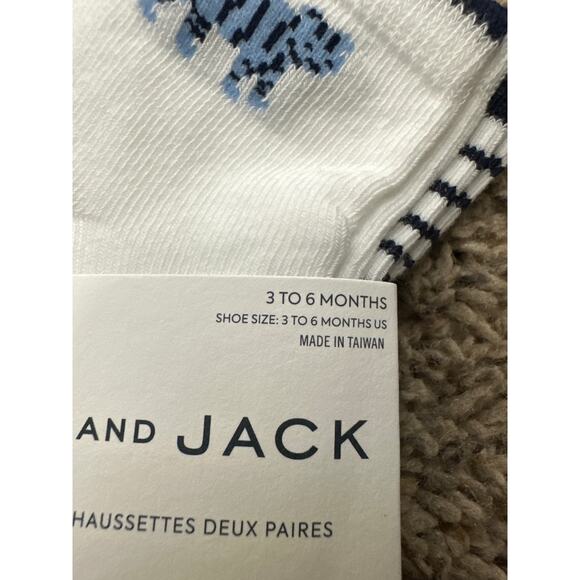 Janie and Jack Stripe and Tiger Sock 2-Pack Size 3-6 months New with tags - Picture 3 of 3
